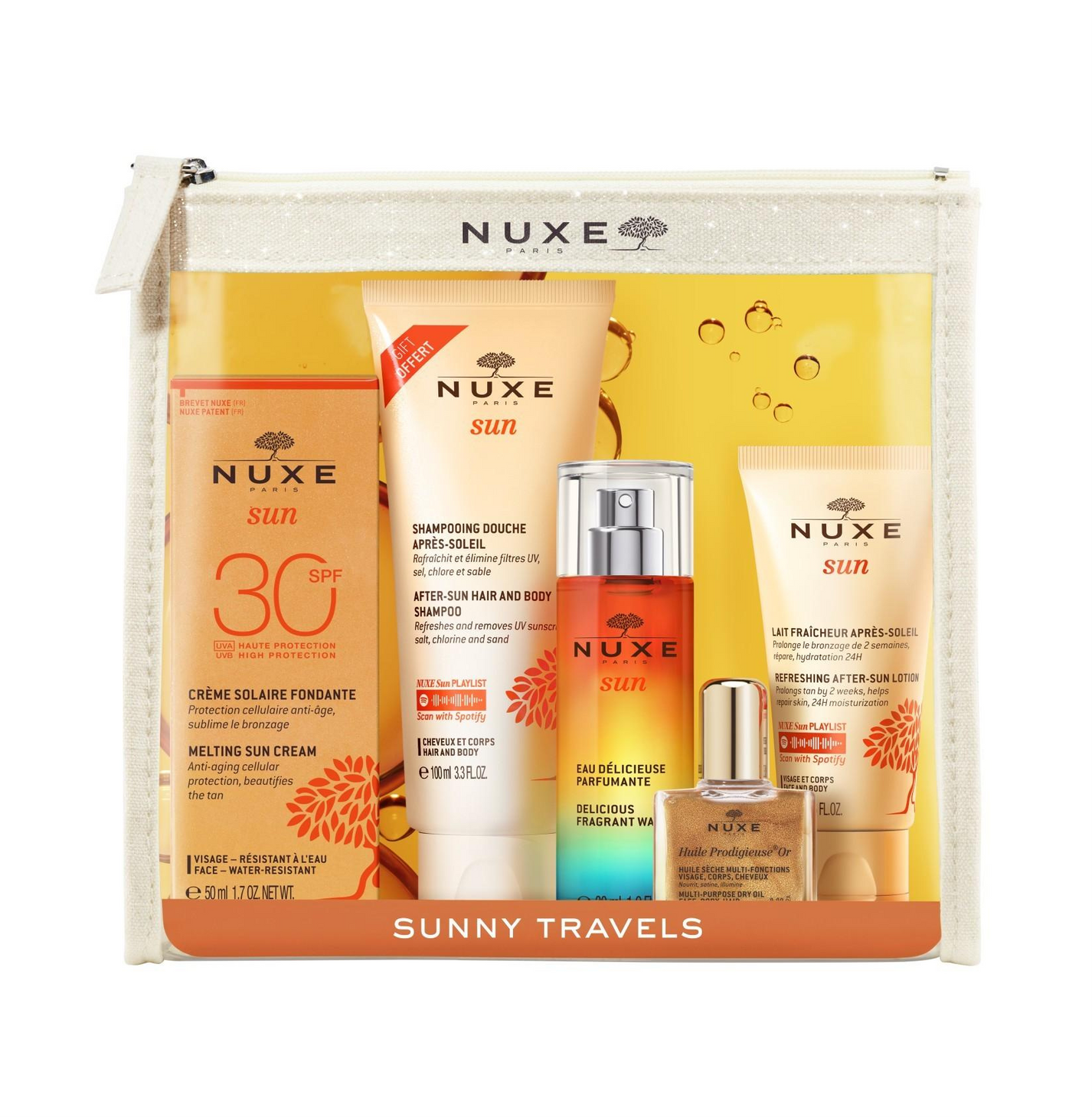 SUNNY TRAVELS NUXE KIT
