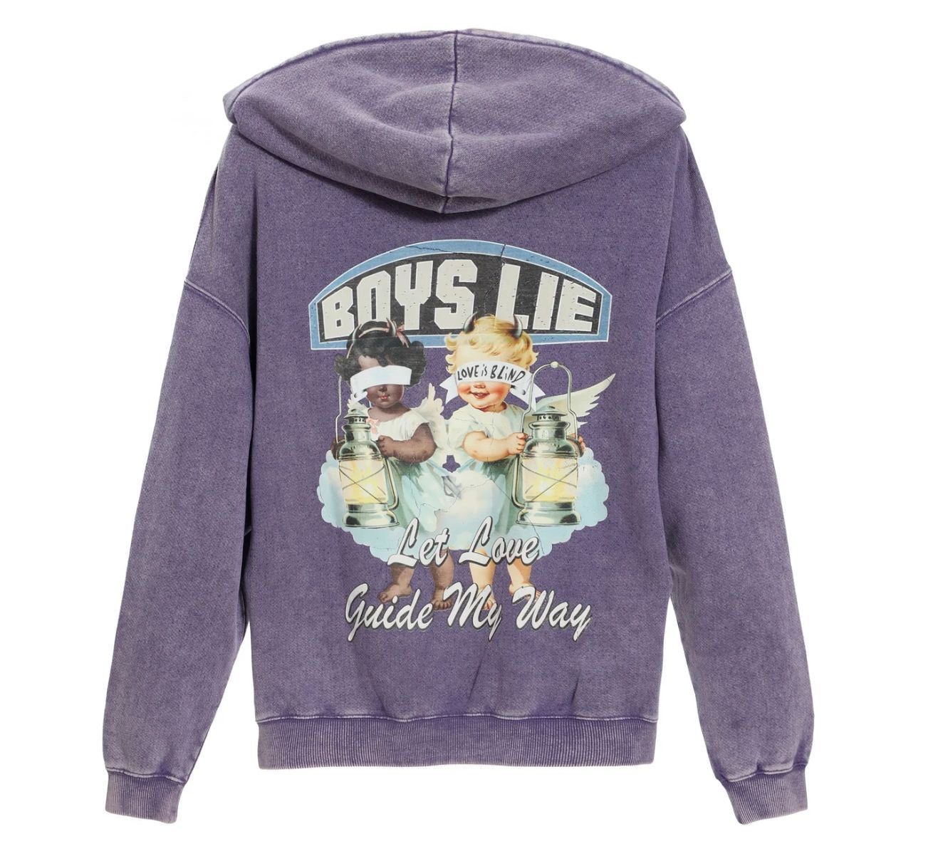 AURA LET LOVE GUIDE MY WAY RACER HOODIE