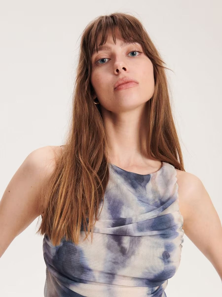 DRAPPED TIE TOP