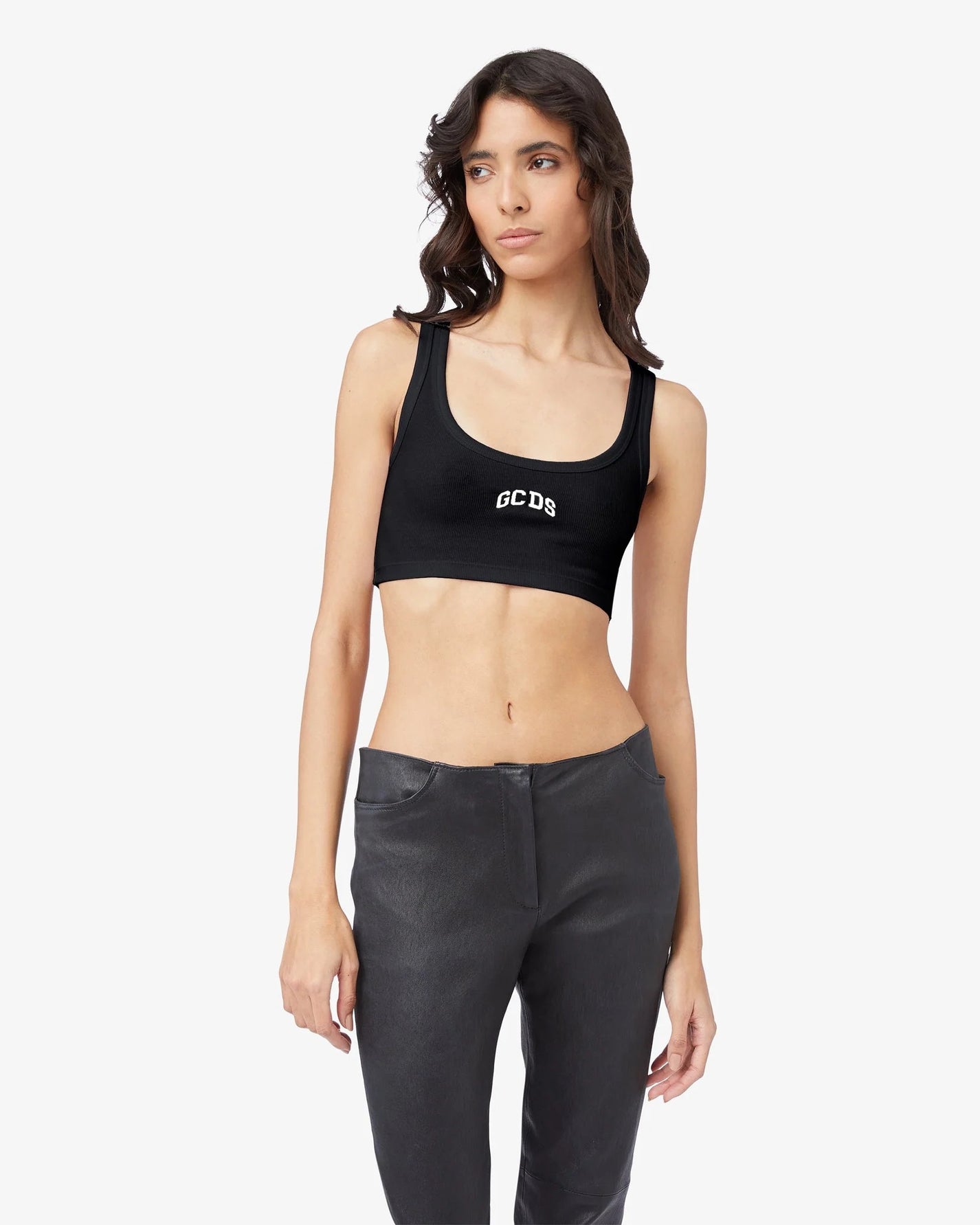 GCDS LOUNGE MINI TOP BLACK