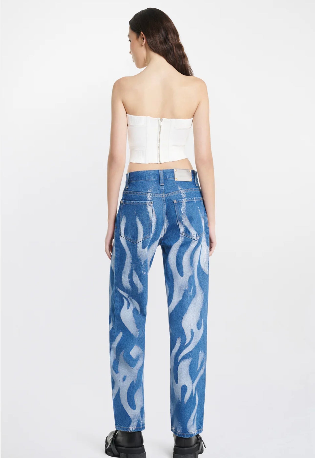 FLAME PRINT JEAN