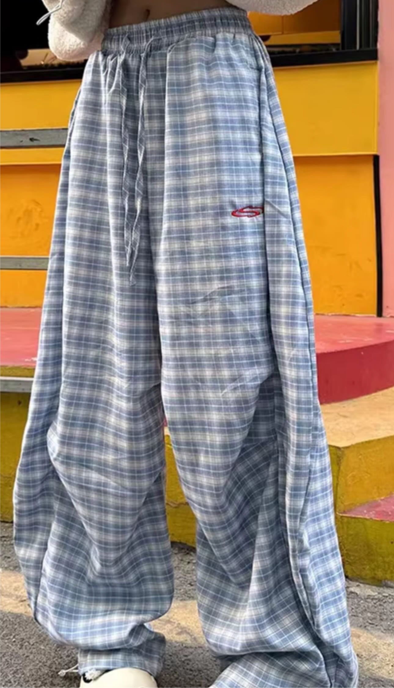 PJ PANT BLUE SQ