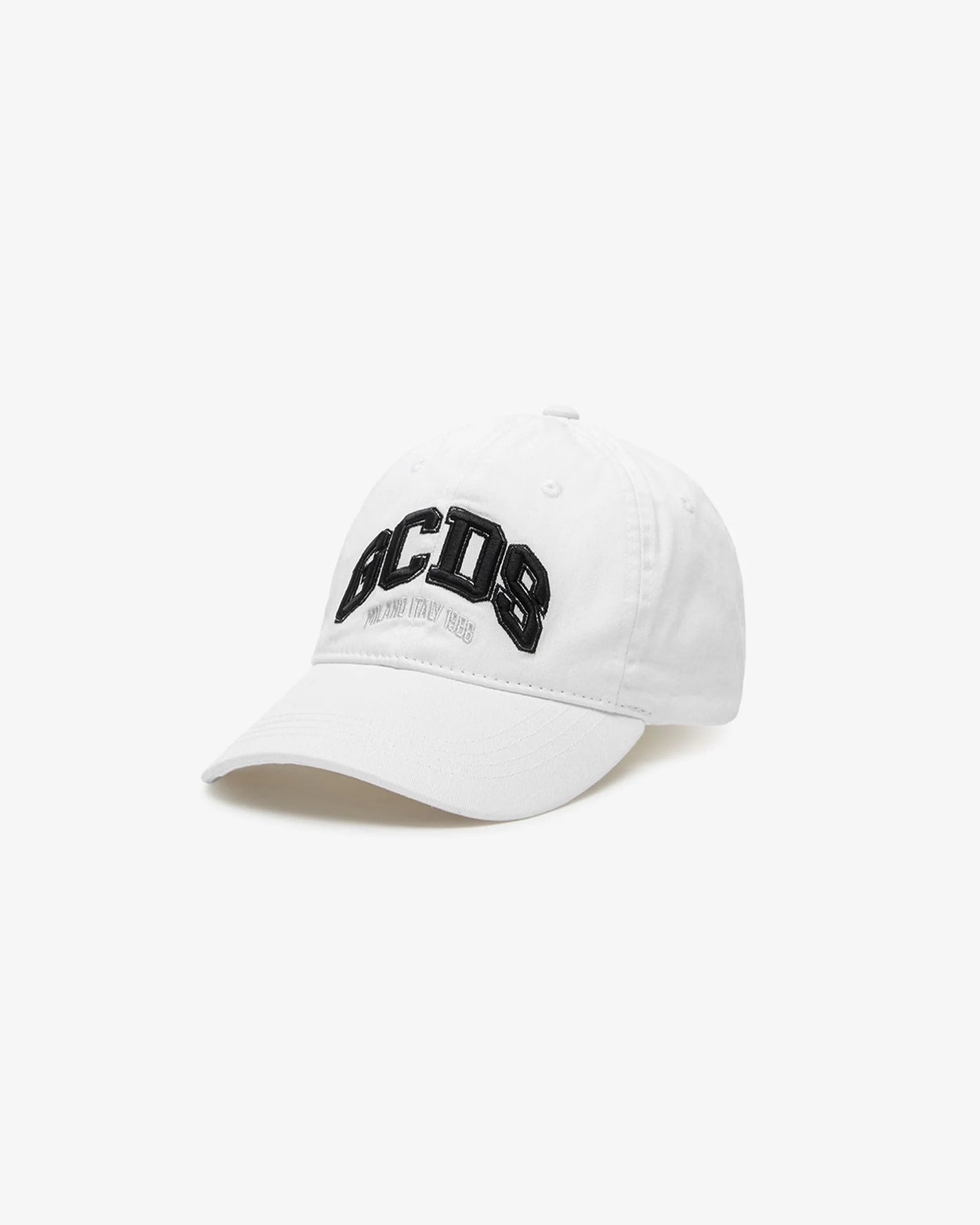 GCDS LOUNGE LOGO BASEBALL HAT WHITE