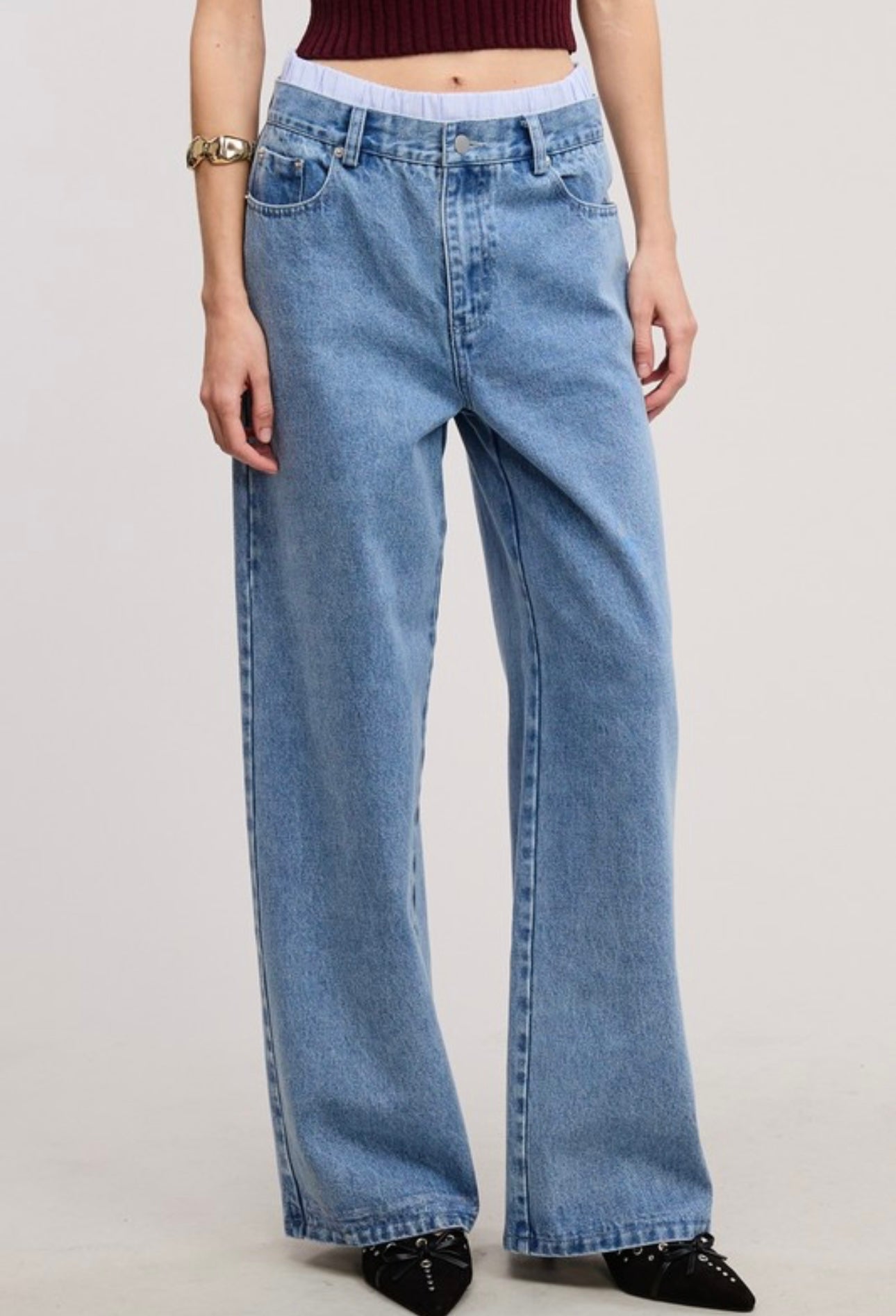 TRUNK WAISTBAND DEDIM PANT