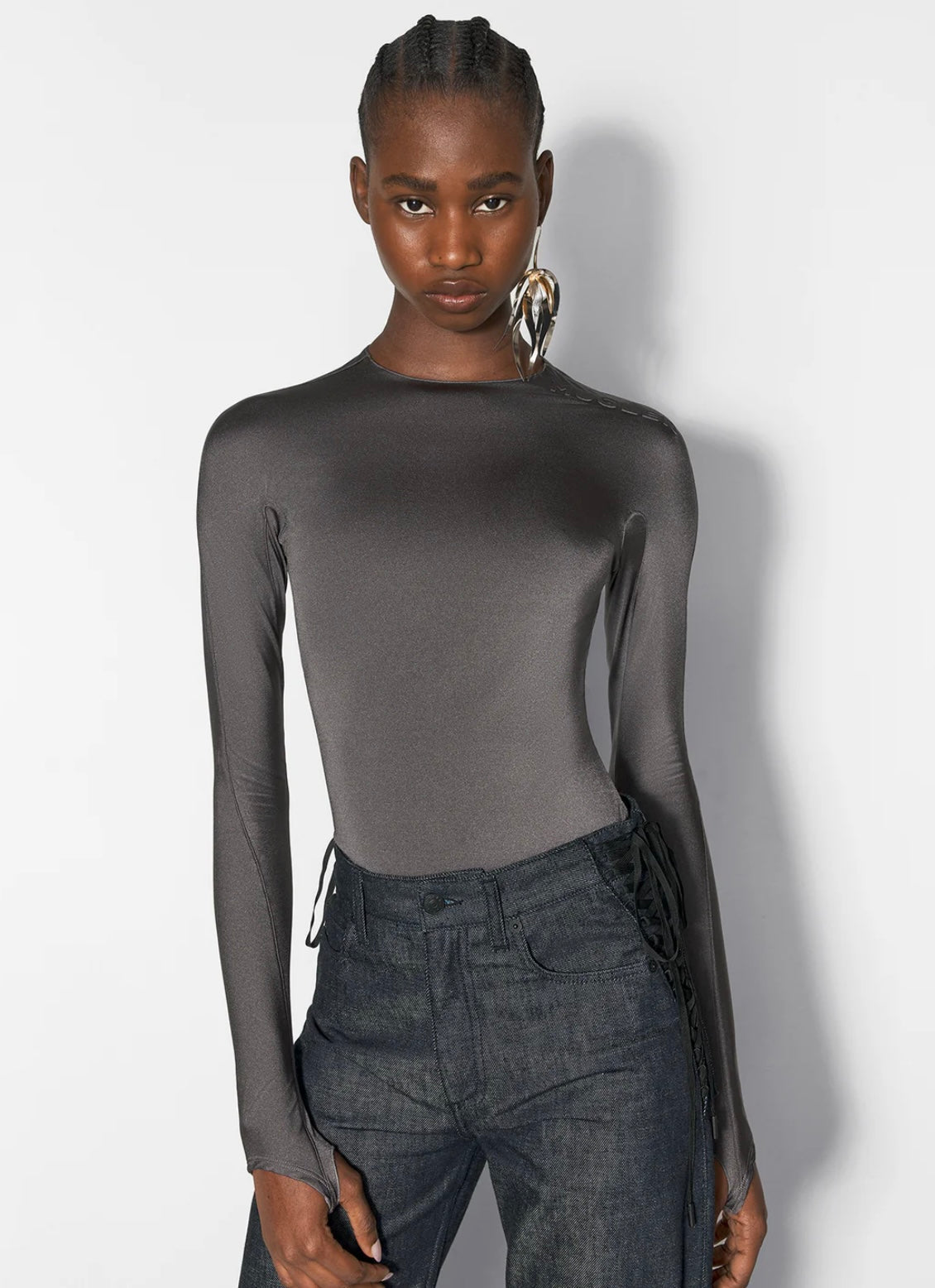 SHARK SHOULDER LOGO BODYSUIT