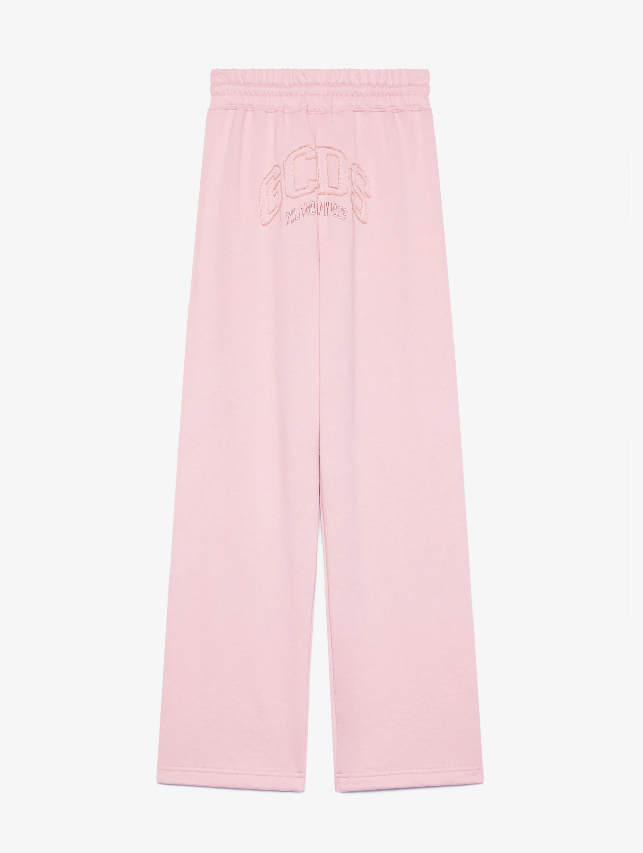 GCDS PINK LOUNGE LOGO TRACKPANTS