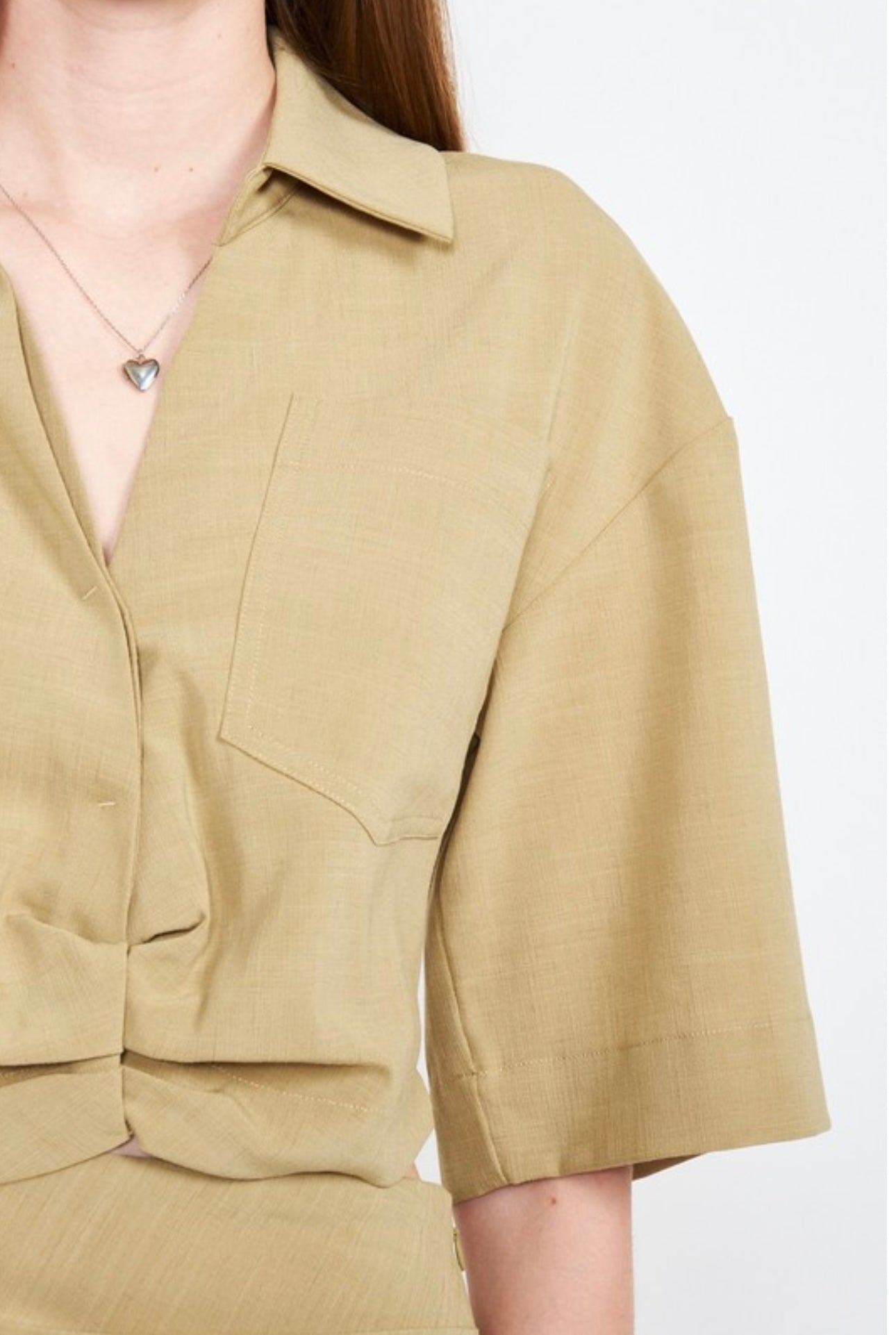 SIDE RUCHING HONEY TOP