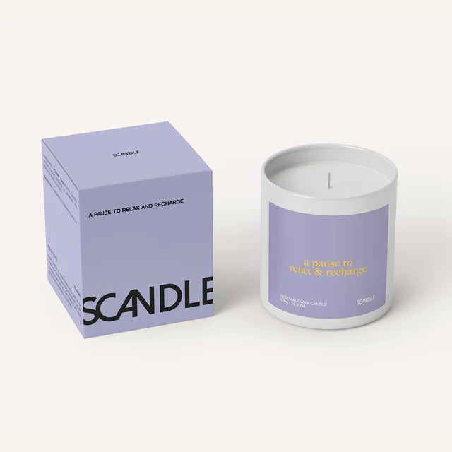 SCANDLE "A PAUSE TO RELAX AND RECHARGE"