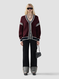 LOGO LOUNGE COLLEGE CARDIGAN