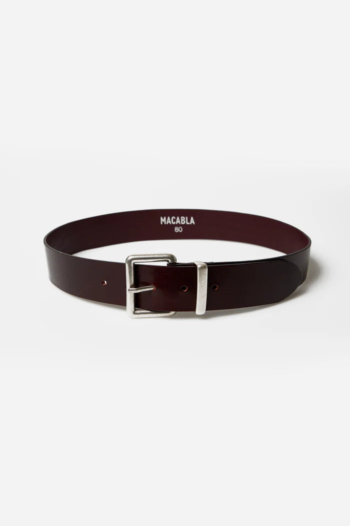 BASIC BURGUNDY BELT