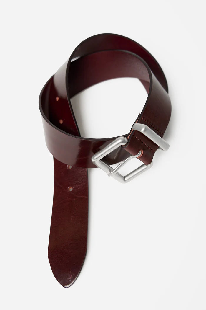 BASIC BURGUNDY BELT