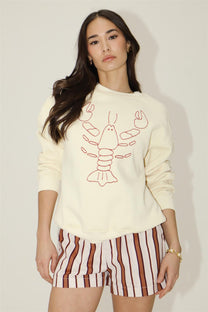 IVORY O CRAB SWEATER