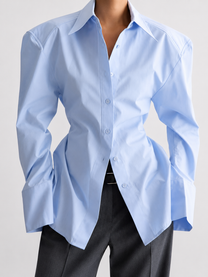 LINAD CASUAL BLUE SHIRT