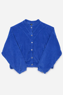 BLUE CORDUROY BOMBER