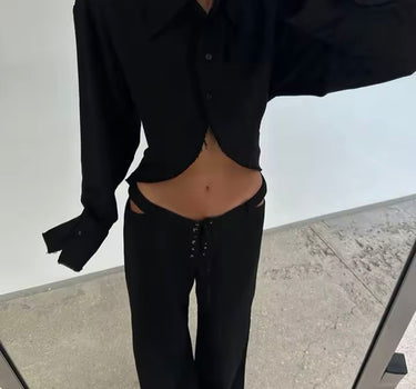 GIA CUT OUT BLACK SET