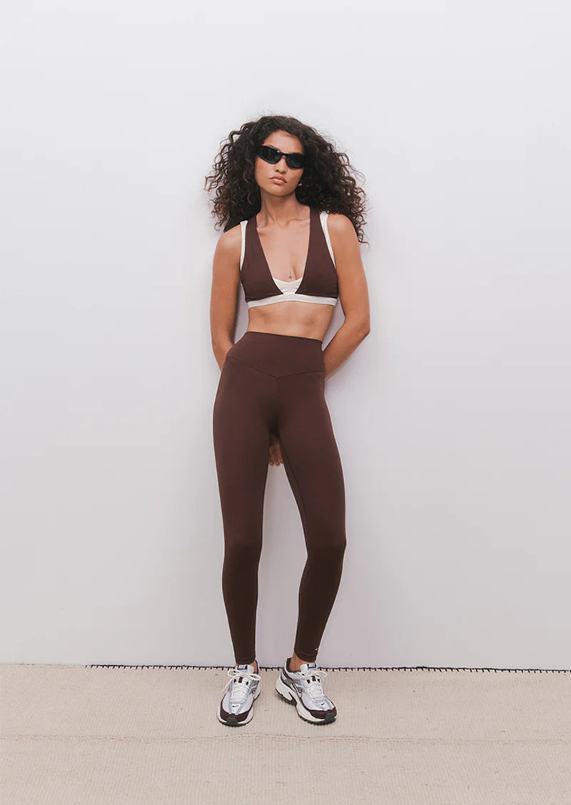 SIGNATURE FULL LENGHT LEGGING IN MAHOGANY