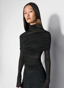 VAMPIRE RUCHED TOP