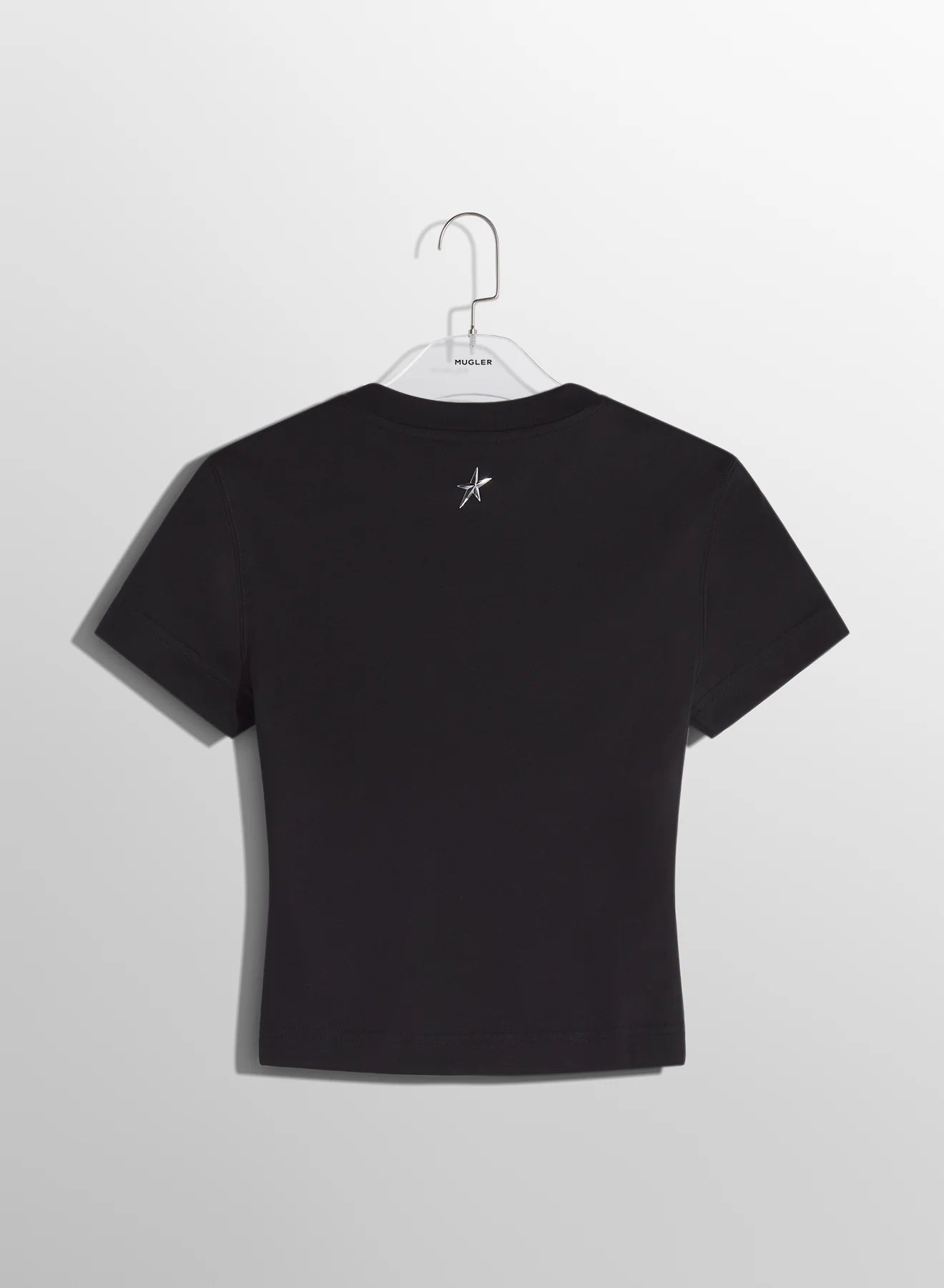 BLACK PIERCED BABY T-SHIRT