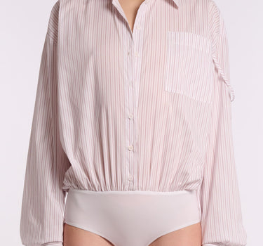 STRIPED COTTON BODY SHIRT