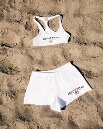 WHITE BOYSLIE SPORT BRA
