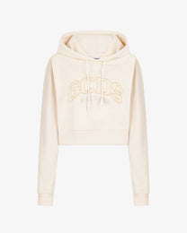 BONE LOUNGE LOGO CROP HOODIE