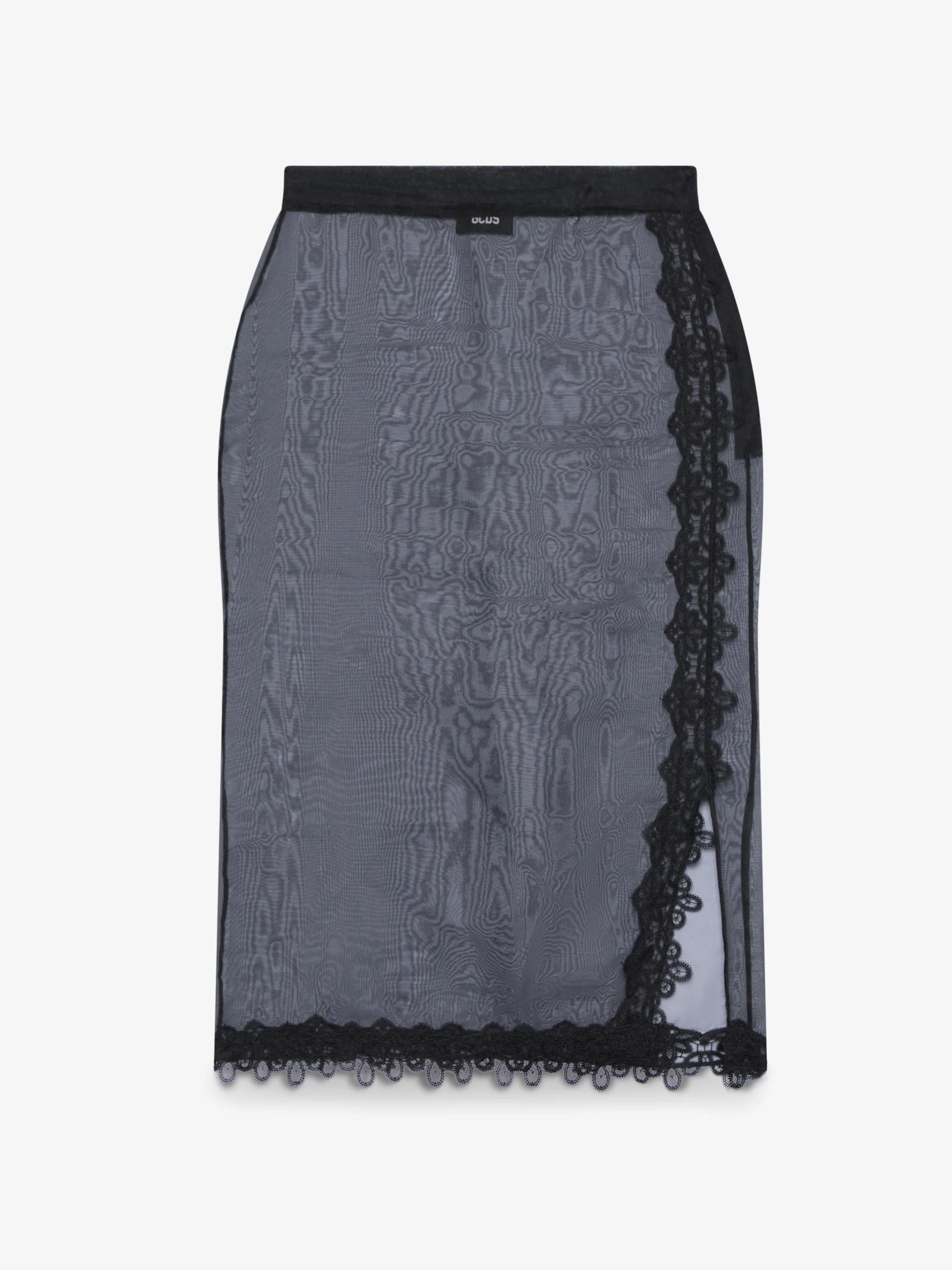 GCDS MESH LONG SKIRT