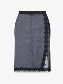 GCDS MESH LONG SKIRT