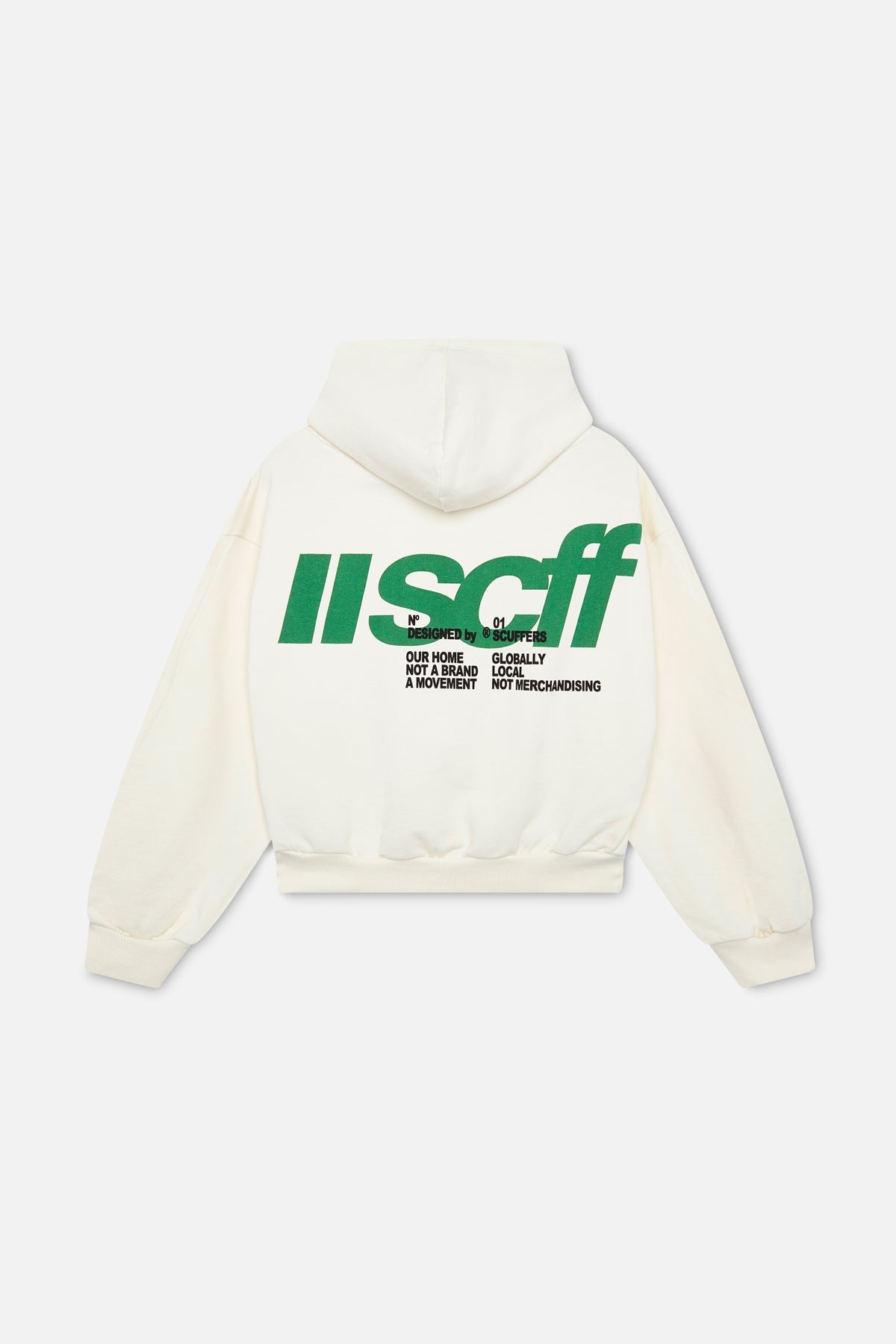 GLOBALLY ECRU HOODIE
