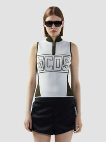 BAND LOGO HALF ZIP TOP