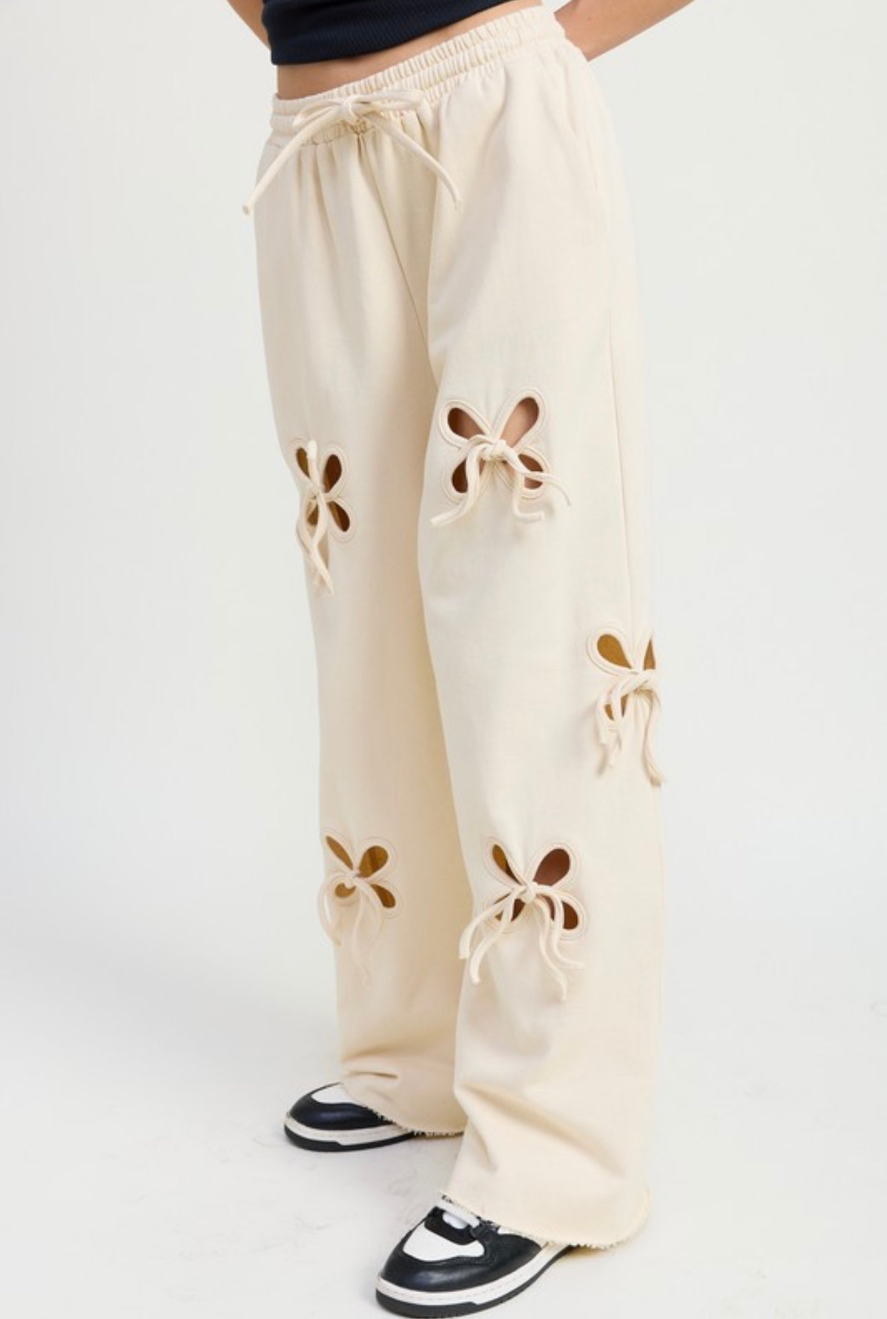 IVORY FRECH TERRY JOGGER PANT
