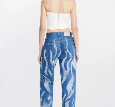 FLAME PRINT JEAN