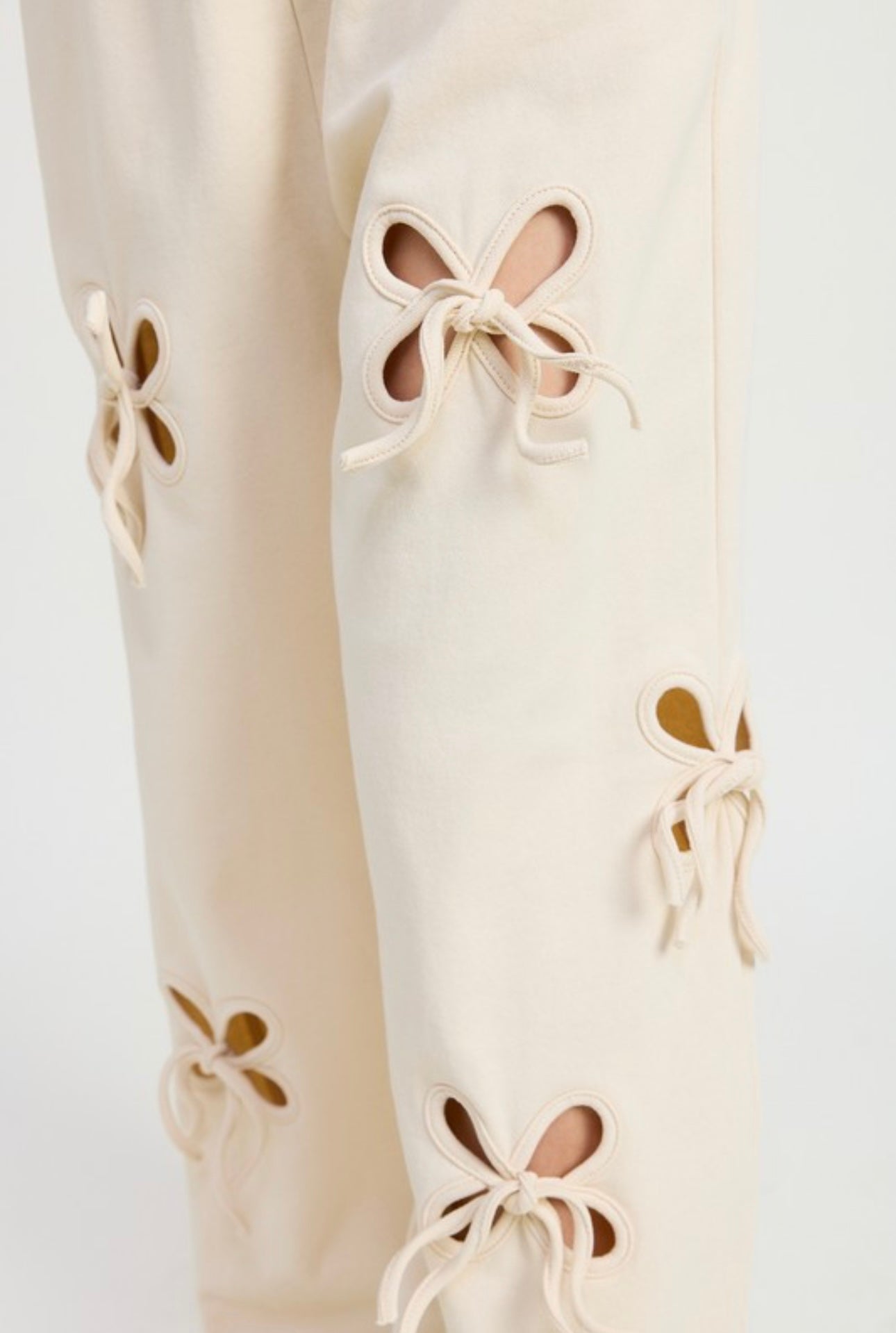 IVORY FRECH TERRY JOGGER PANT