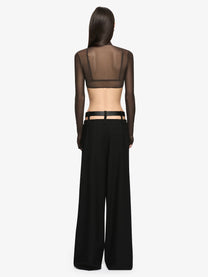ALYNA LAYERED CROP TOP