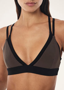 ACTIVATE SPORTS BRA DARK OLIVE