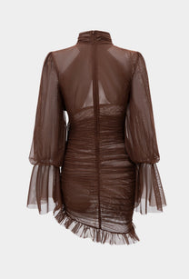 MESH MOCK DRESS