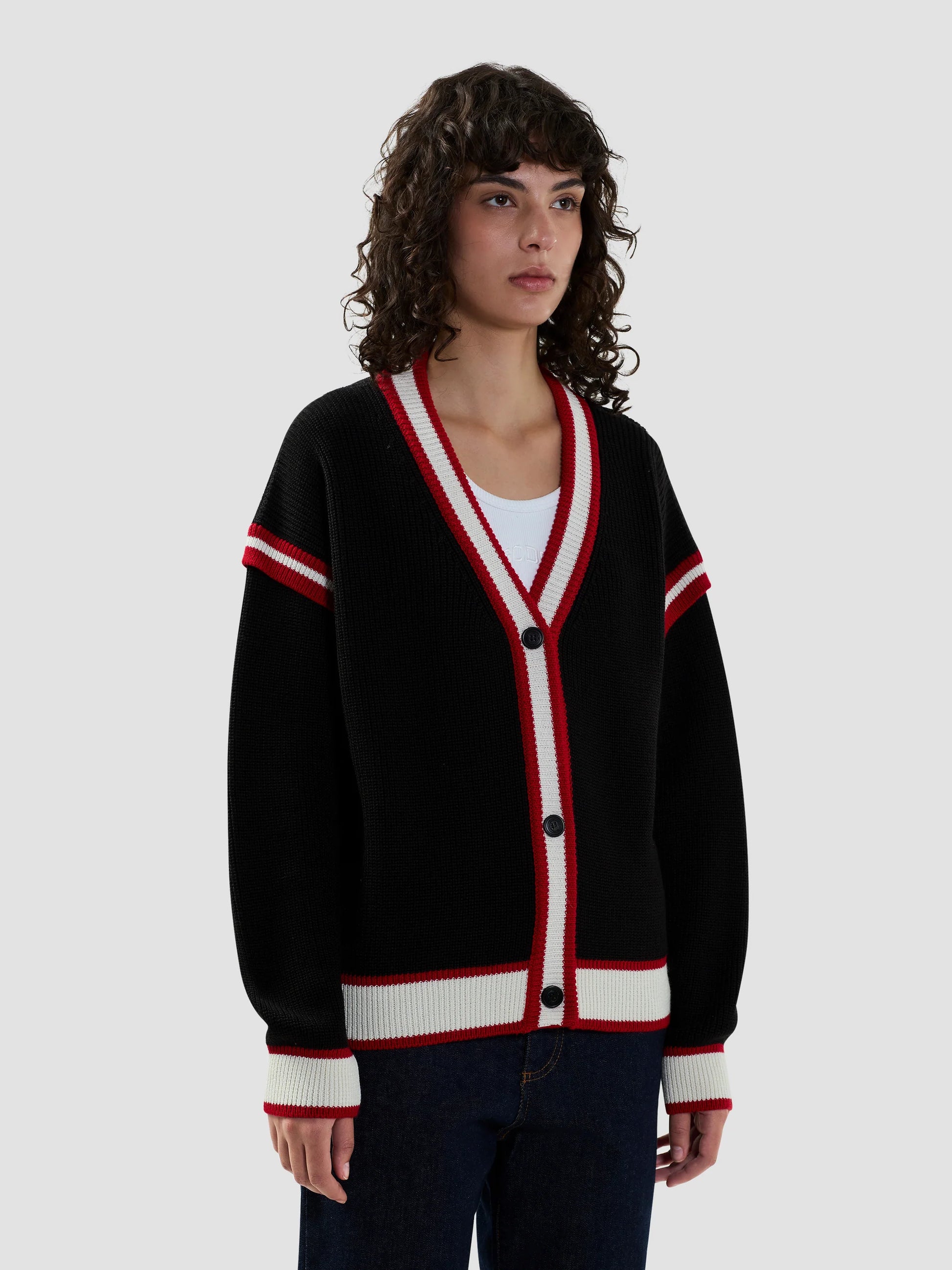 LOGO LOUNGE COLLEGE CARDIGAN