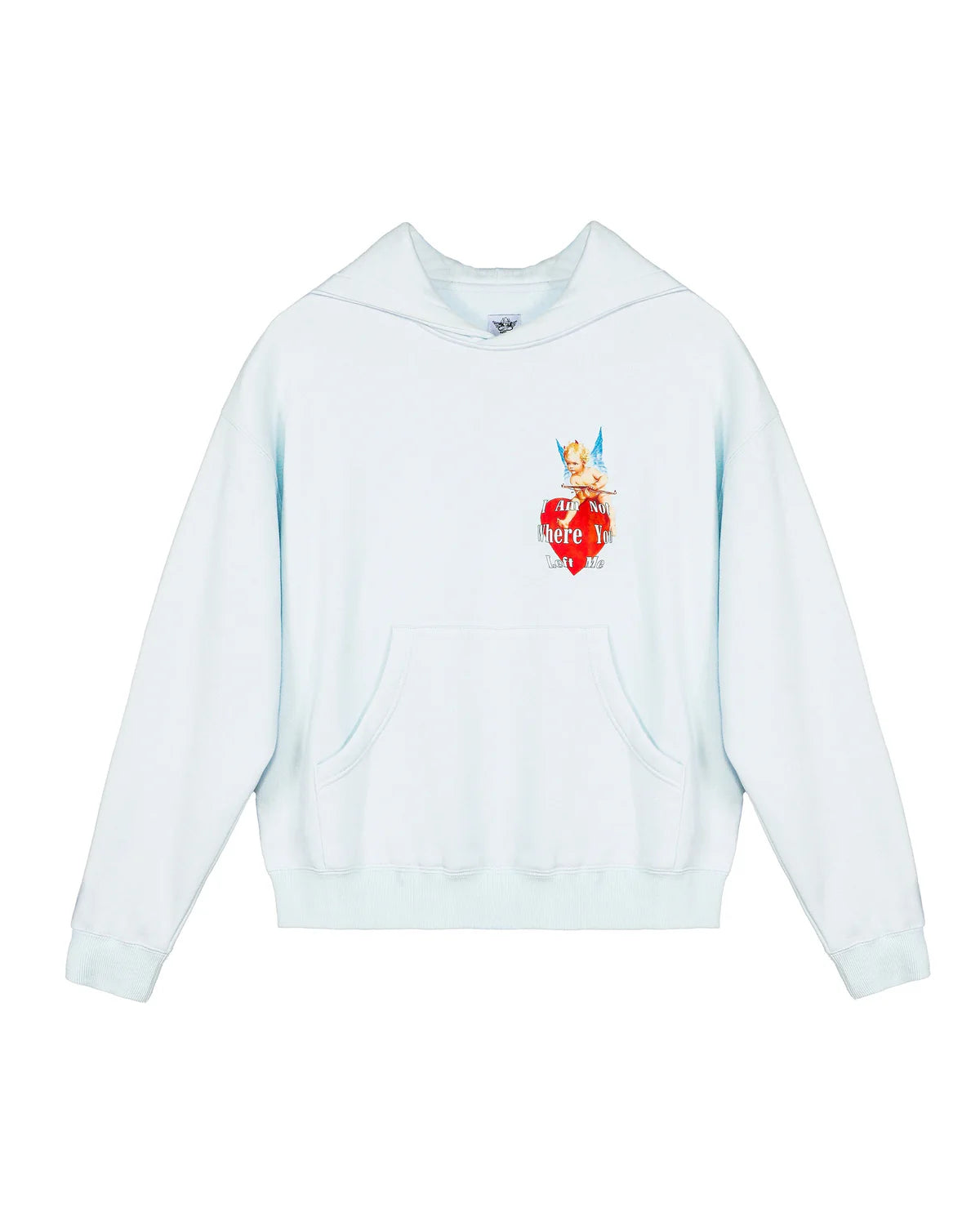 I’M NOT WHERE YOU LEFT ME RACER HOODIE