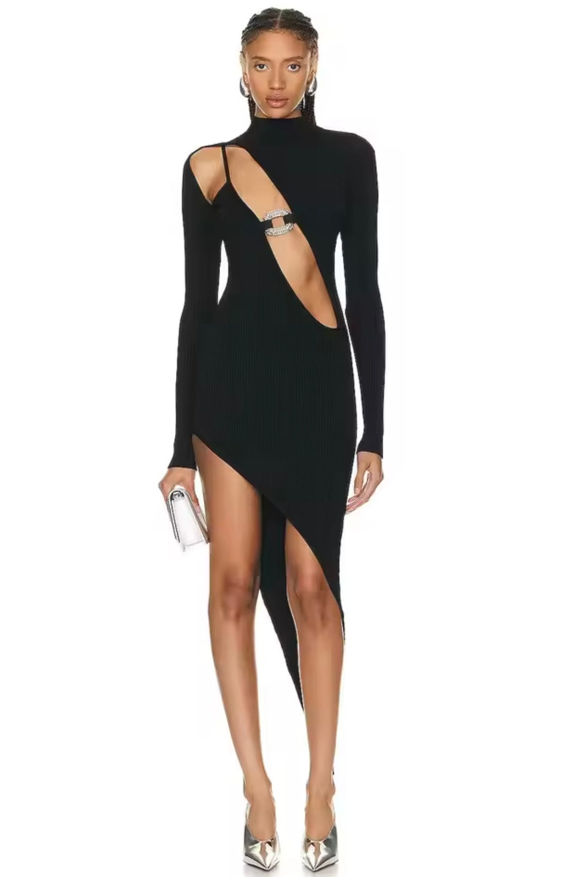 GIOIA LONG BLACK DRESS
