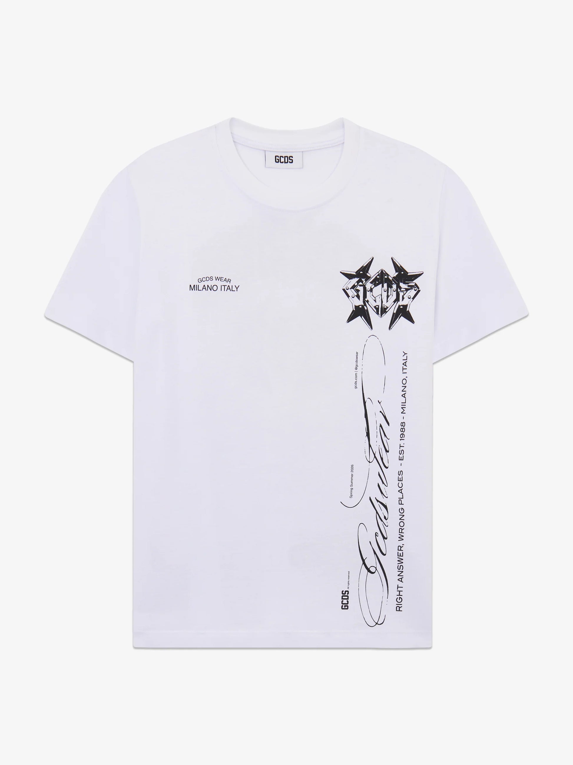 GCDS HISTORY SS T-SHIRT