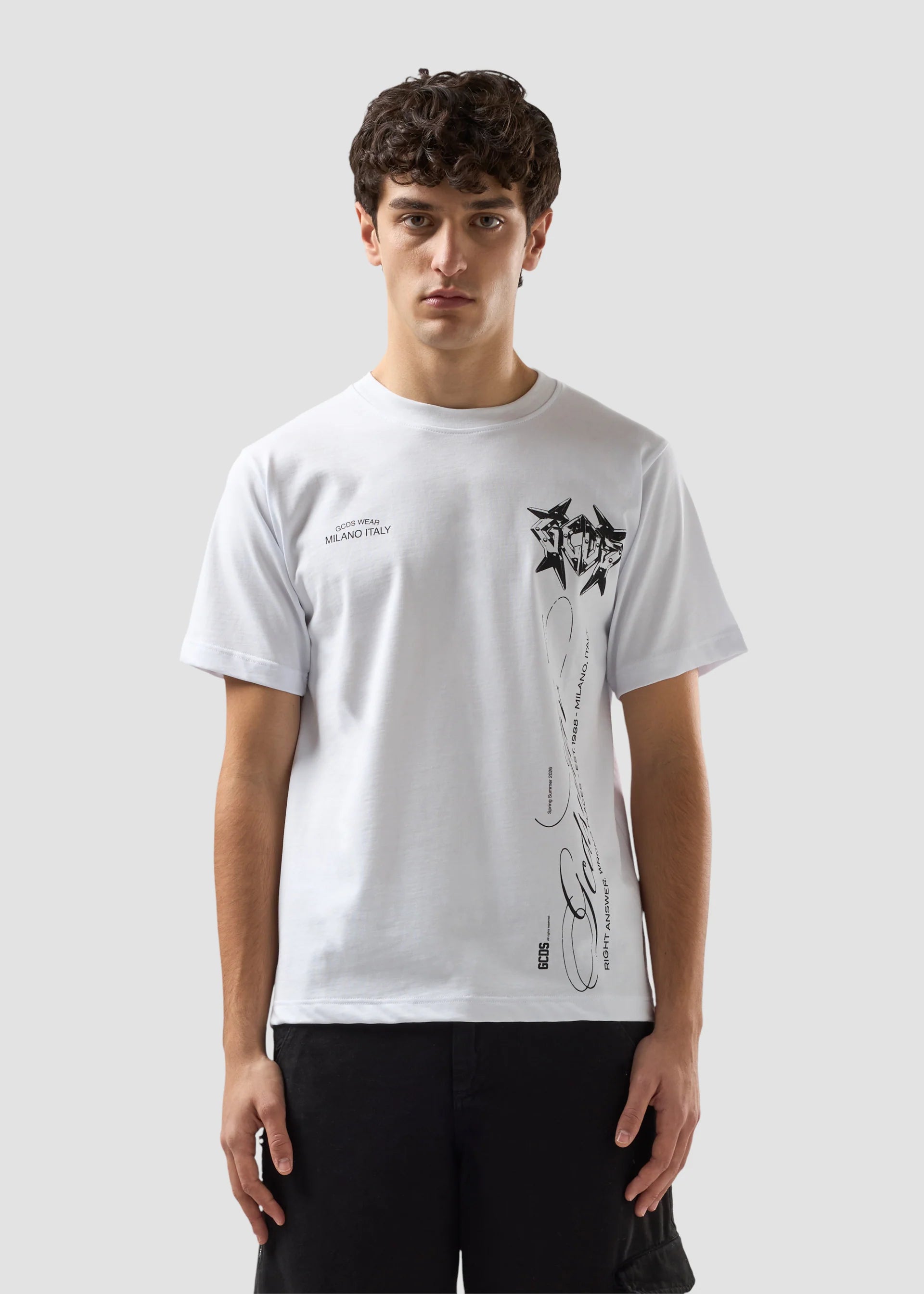 GCDS HISTORY SS T-SHIRT