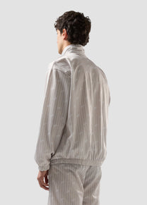 GCDS PINSTRIPE LOGO TRACK JACKET