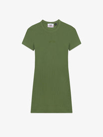 GCDS RIBBED LOGO LOUNGE MINI DRESS