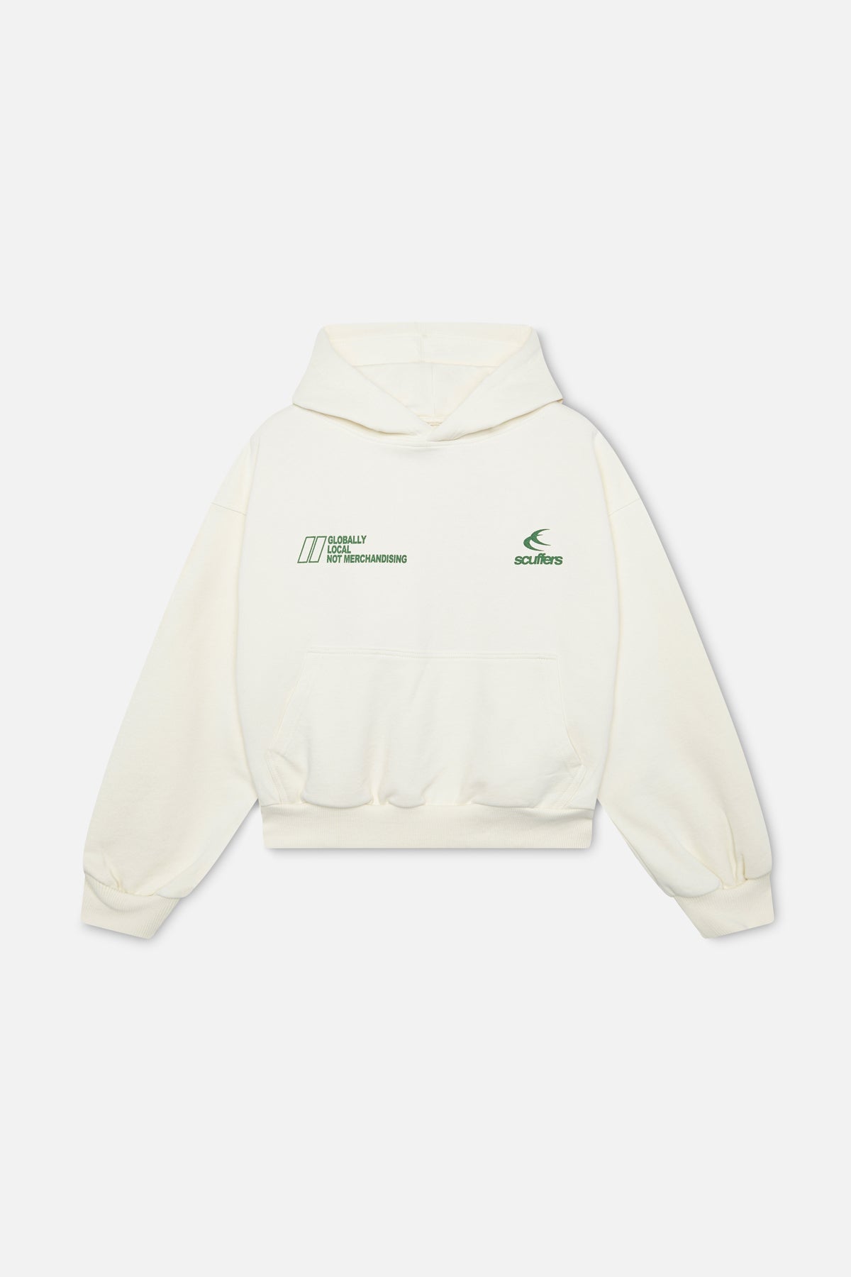 GLOBALLY ECRU HOODIE