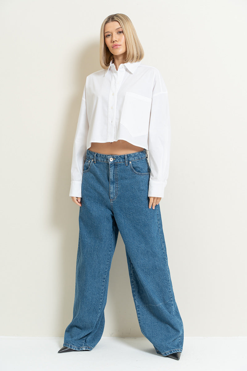 BLUE 55 WIDE JEAN