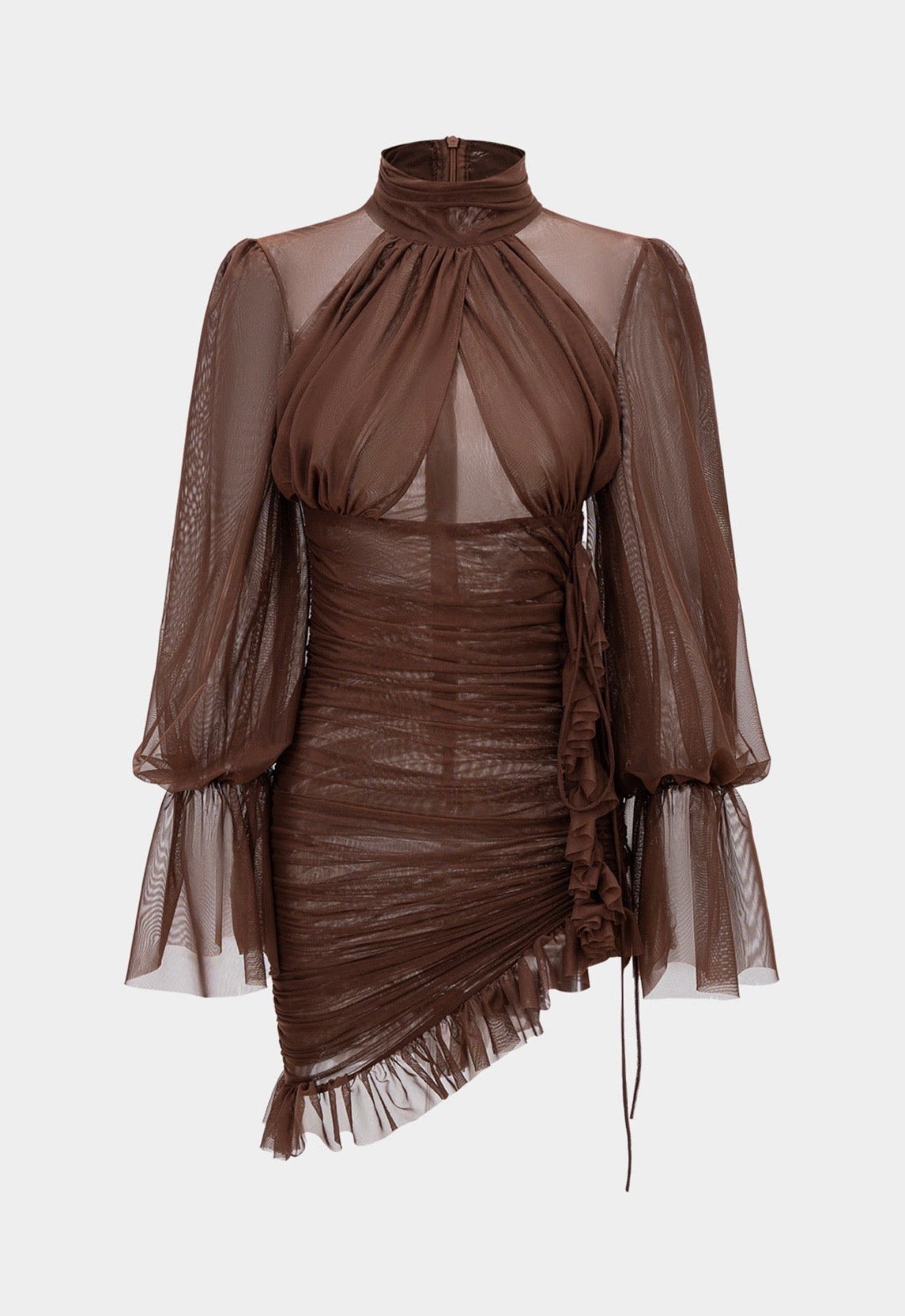 MESH MOCK DRESS