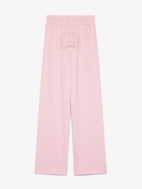 GCDS PINK LOUNGE LOGO TRACKPANTS