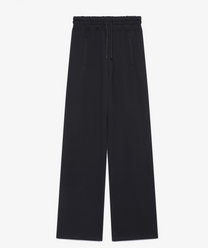 GCDS BLACK LOUNGE LOGO TRACKPANTS