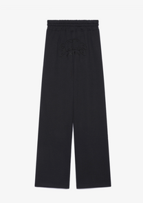 GCDS BLACK LOUNGE LOGO TRACKPANTS