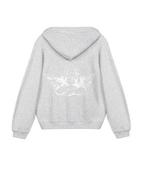 NO GREY AREA THERMAL HARLEY ZIP-UP