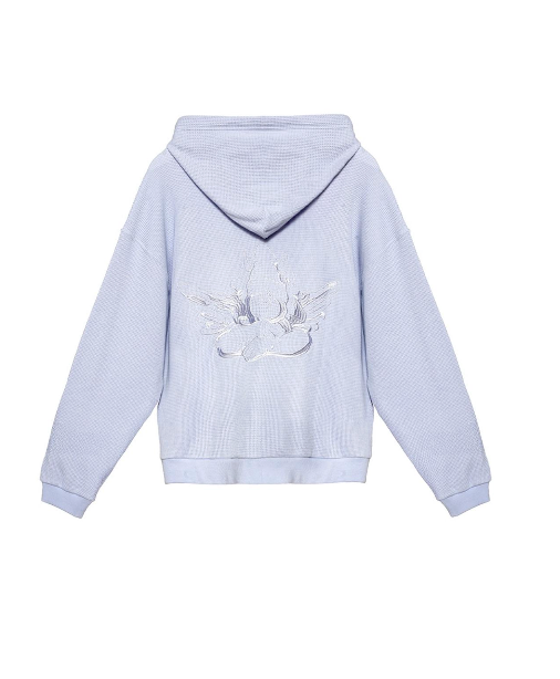 LILAC BABY THERMAL HARLEY ZIP-UP